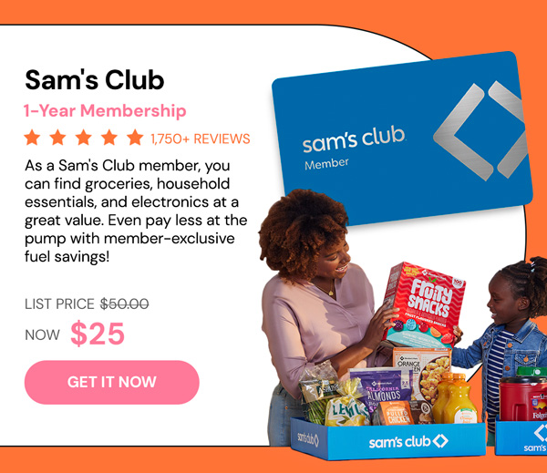 Sam's Club 1-Year Membership with Auto-Renew!