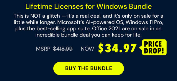 The Ultimate Microsoft Office Professional 2021 for Windows: Lifetime License + Windows 11 Pro Bundle