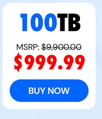 Internxt Cloud Storage Lifetime Subscription: 100TB Plan