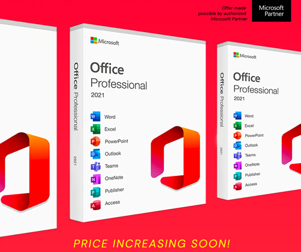 Microsoft Office Professional 2021 for Windows: Lifetime License (Non Binding)