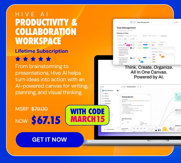 Hive AI - Productivity & Collaboration Workspace: Lifetime Subscription