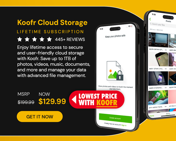 Koofr Cloud Storage: Lifetime Subscription (1TB)