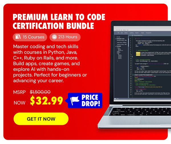The 2024 Premium Learn to Code Certification Bundle