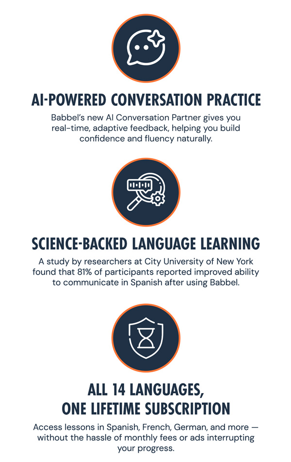 Babbel Language Learning: Lifetime Subscription (All Languages)