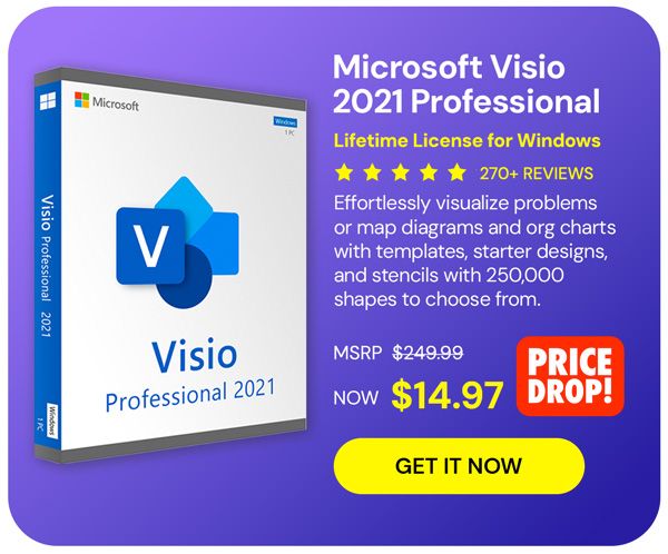 Microsoft Visio 2021 Professional: Lifetime License for Windows