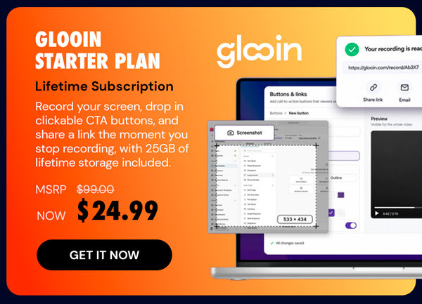 Glooin Lifetime Subscriptions