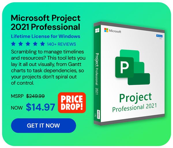Microsoft Project 2021 Professional: Lifetime License for Windows