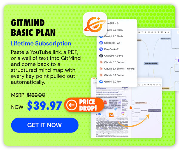 GitMind Basic Plan: Lifetime Subscription