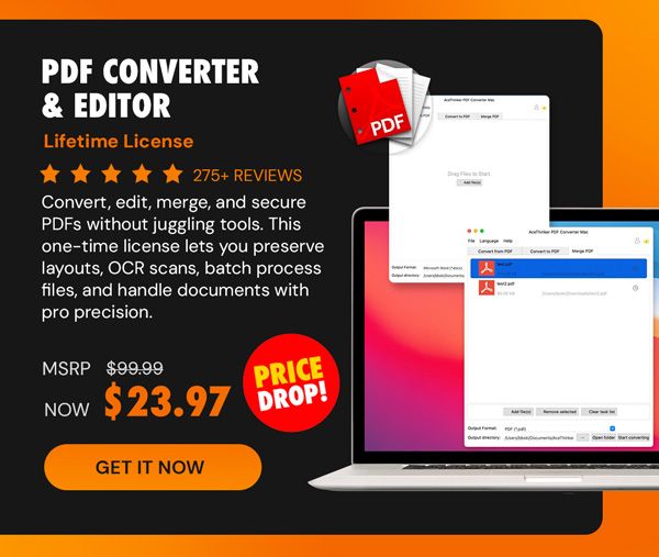PDF Converter & Editor: Lifetime License