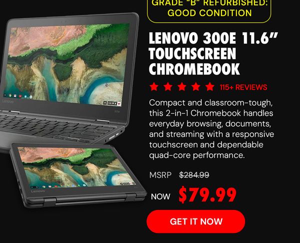 Lenovo 300e Chromebook (2018) 11.6