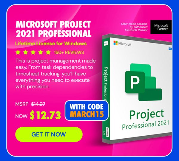 Microsoft Project 2021 Professional: Lifetime License for Windows