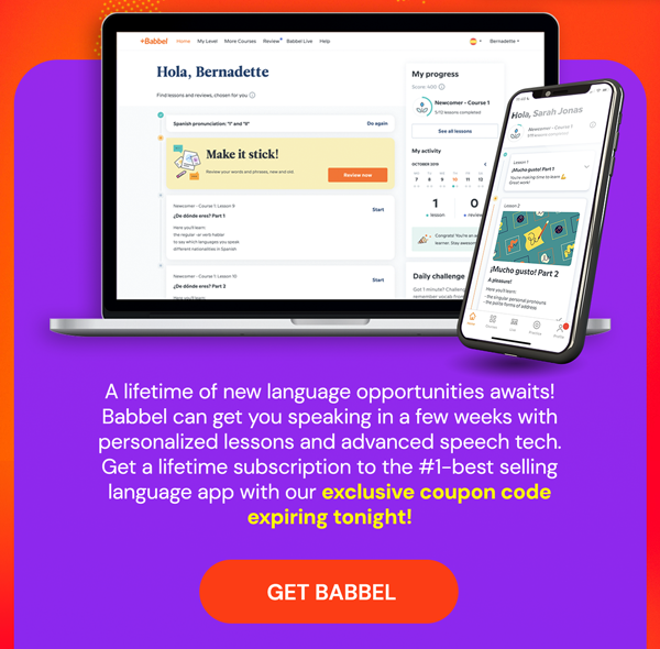 Babbel Language Learning: Lifetime Subscription (All Languages)