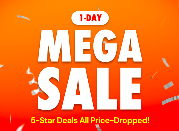 1-Day Mega Sale!