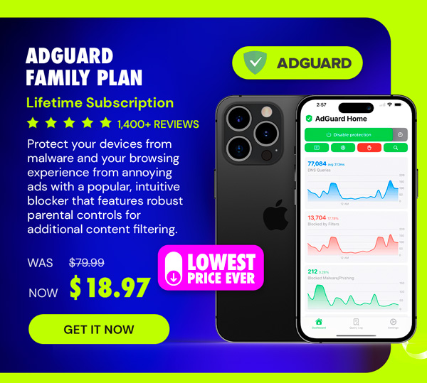 AdGuard Family Plan: Lifetime Subscription