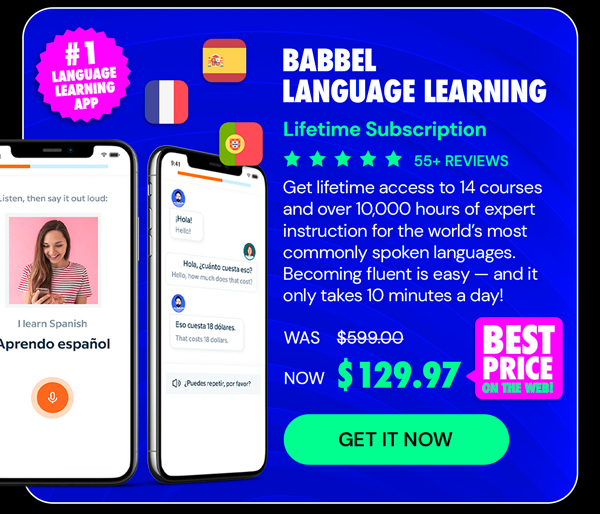 Babbel Language Learning: Lifetime Subscription (All Languages)