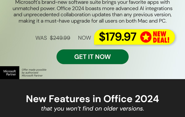 Microsoft Office 2024 Home & Business for Mac or PC