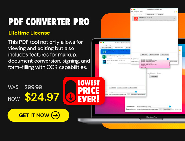 PDF Converter Pro: Lifetime License