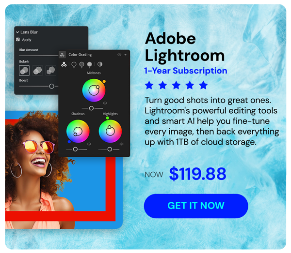Adobe Lightroom: 1-Year Subscription