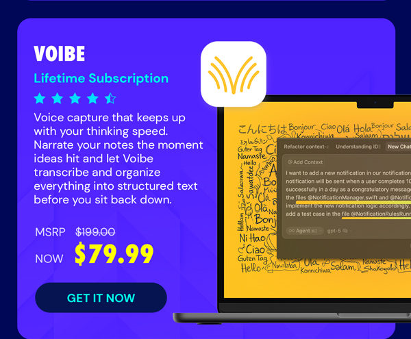 Voibe Lifetime Subscription