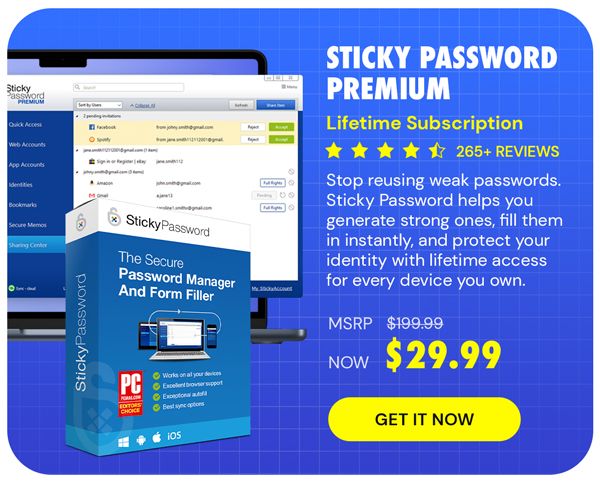 Sticky Password Premium: Lifetime Subscription
