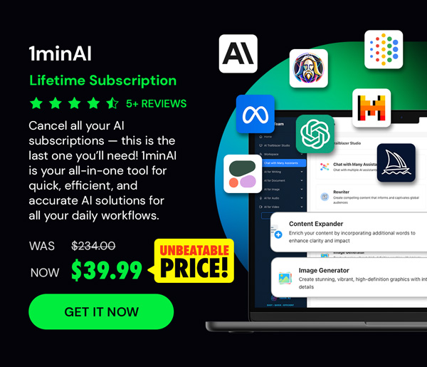 1minAI: Lifetime Subscription