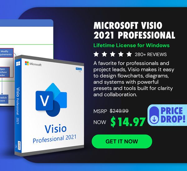 Microsoft Visio 2021 Professional: Lifetime License for Windows