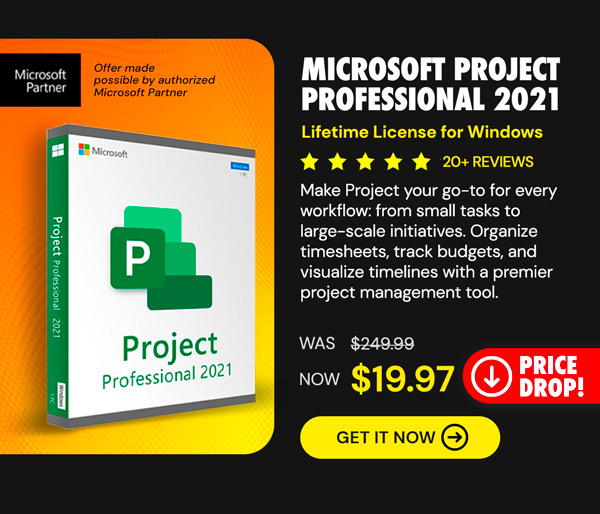 Microsoft Project Professional 2021 for Windows