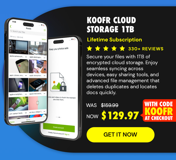 Koofr Cloud Storage: Lifetime Subscription (1TB)