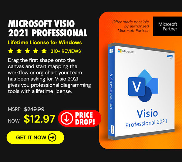 Microsoft Visio 2021 Professional: Lifetime License for Windows