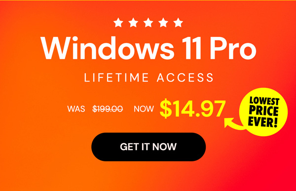 Microsoft Windows 11 Pro Lifetime License