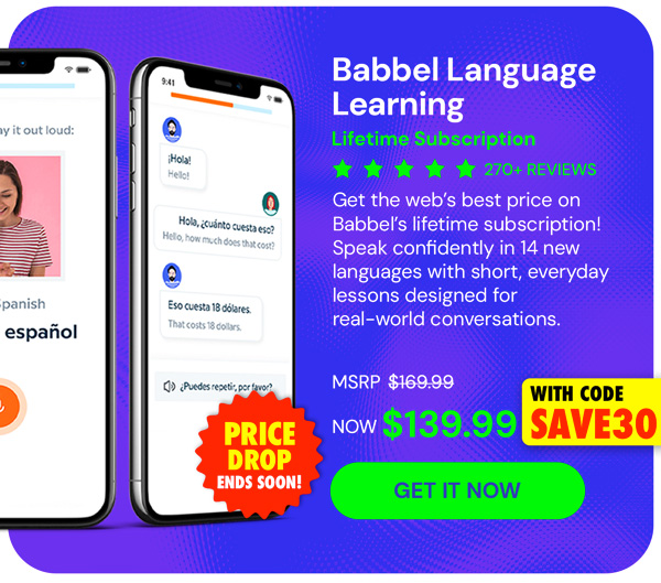 Babbel Language Learning: Lifetime Subscription (All Languages)