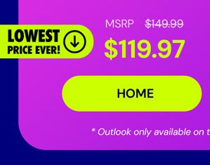 Microsoft Office 2024 Home for Mac or PC: One-Time Purchase