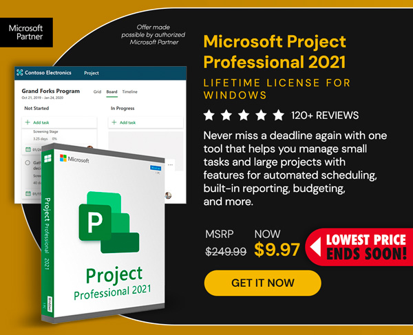 Microsoft Project Professional 2021 for Windows