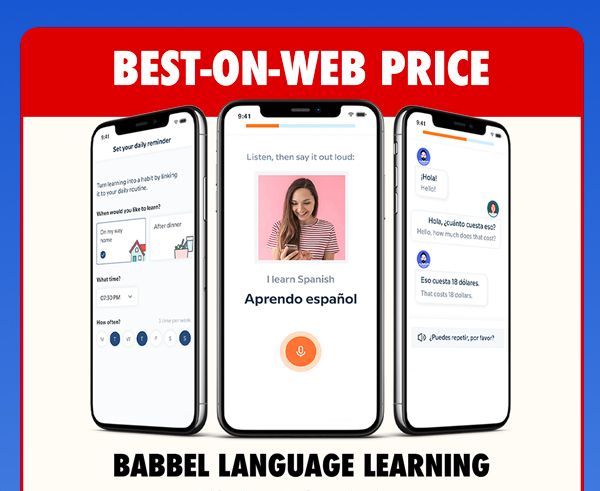 Babbel Language Learning: Lifetime Subscription (All Languages)