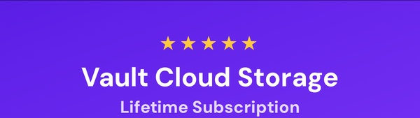 Vault Cloud Storage: Lifetime Subscription