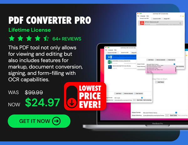 PDF Converter Pro: Lifetime License