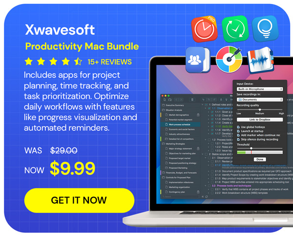 Xwavesoft Productivity Mac Bundle