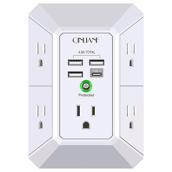 5-in-1 Surge Protector Hub