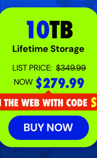 Internxt Cloud Storage Lifetime Subscription: 10TB Plan