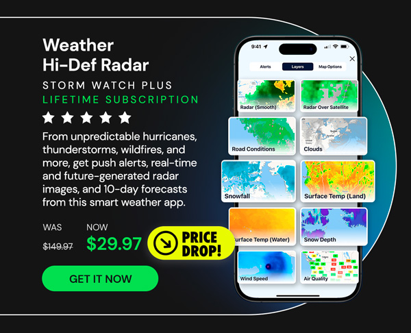 Weather Hi-Def Radar Storm Watch Plus: Lifetime Subscription