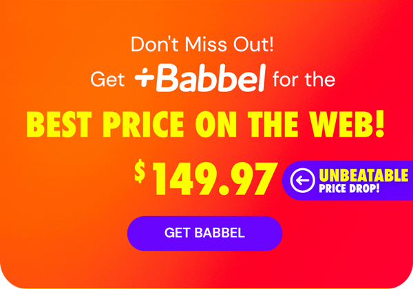 Babbel Language Learning: Lifetime Subscription (All Languages)