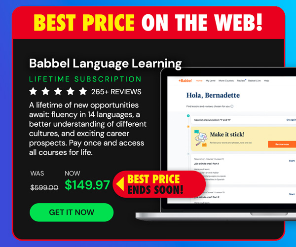 Babbel Language Learning: Lifetime Subscription (All Languages)
