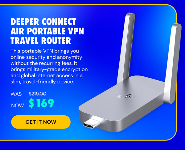 Deeper Connect Air Portable VPN Travel Router