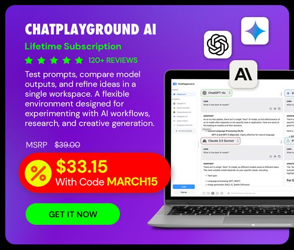ChatPlayground AI: Lifetime Subscription