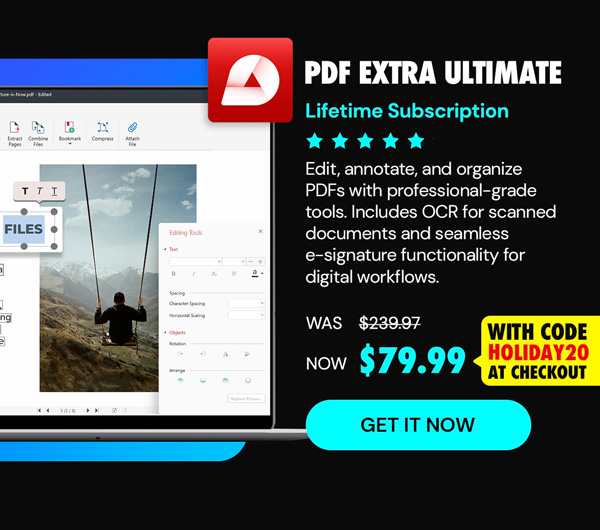 PDF Extra Ultimate: Lifetime Subscription