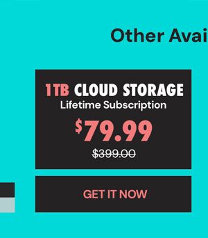 FolderFort 1TB Cloud Storage Pro Plan: Lifetime Subscription