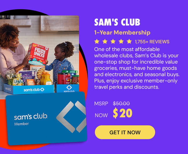 Sam's Club 1-Year Membership with Auto-Renew