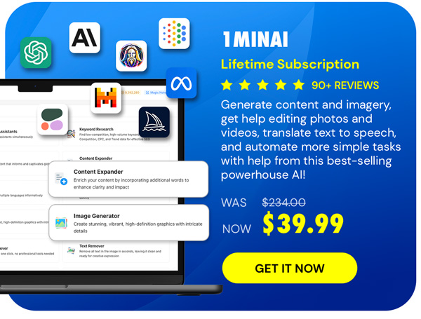 1minAI: Lifetime Subscription