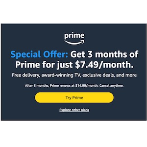 Amazon Prime: Special Offer