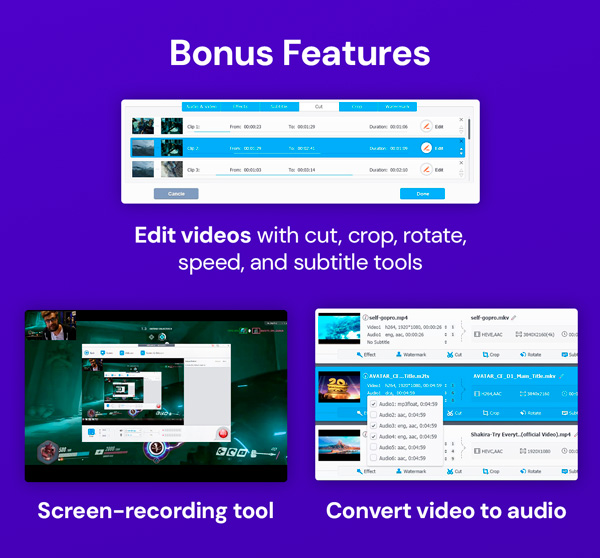 VideoProc Converter AI: Lifetime Family License For Windows or Mac